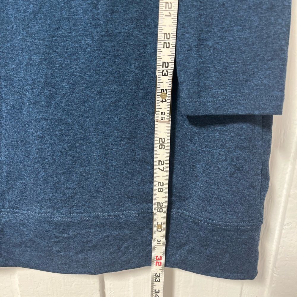 Carve Designs Mini Performance Long sleeve Space Dye blue dress size medium - Picture 7 of 7
